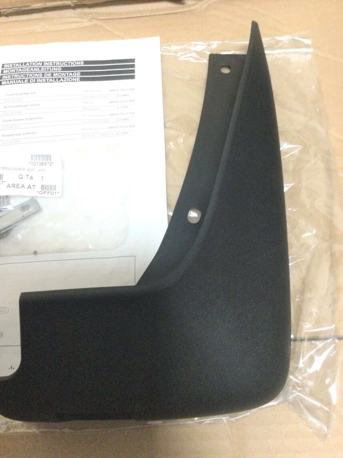 Mud Flap Fr 990E0-79J12 for Suzuki