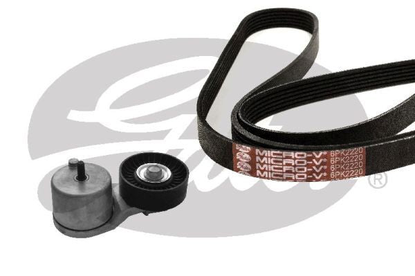 Drive belt & Tensioner Kit Gates AK016PK2220 suits Ford FG BF Territory SX 4.0L