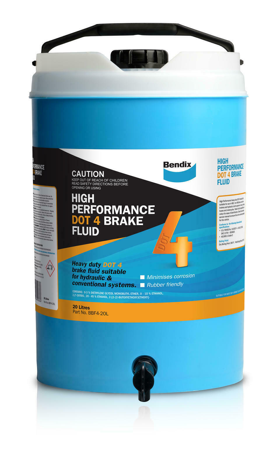 BENDIX BRAKE FLUID DOT4 20L