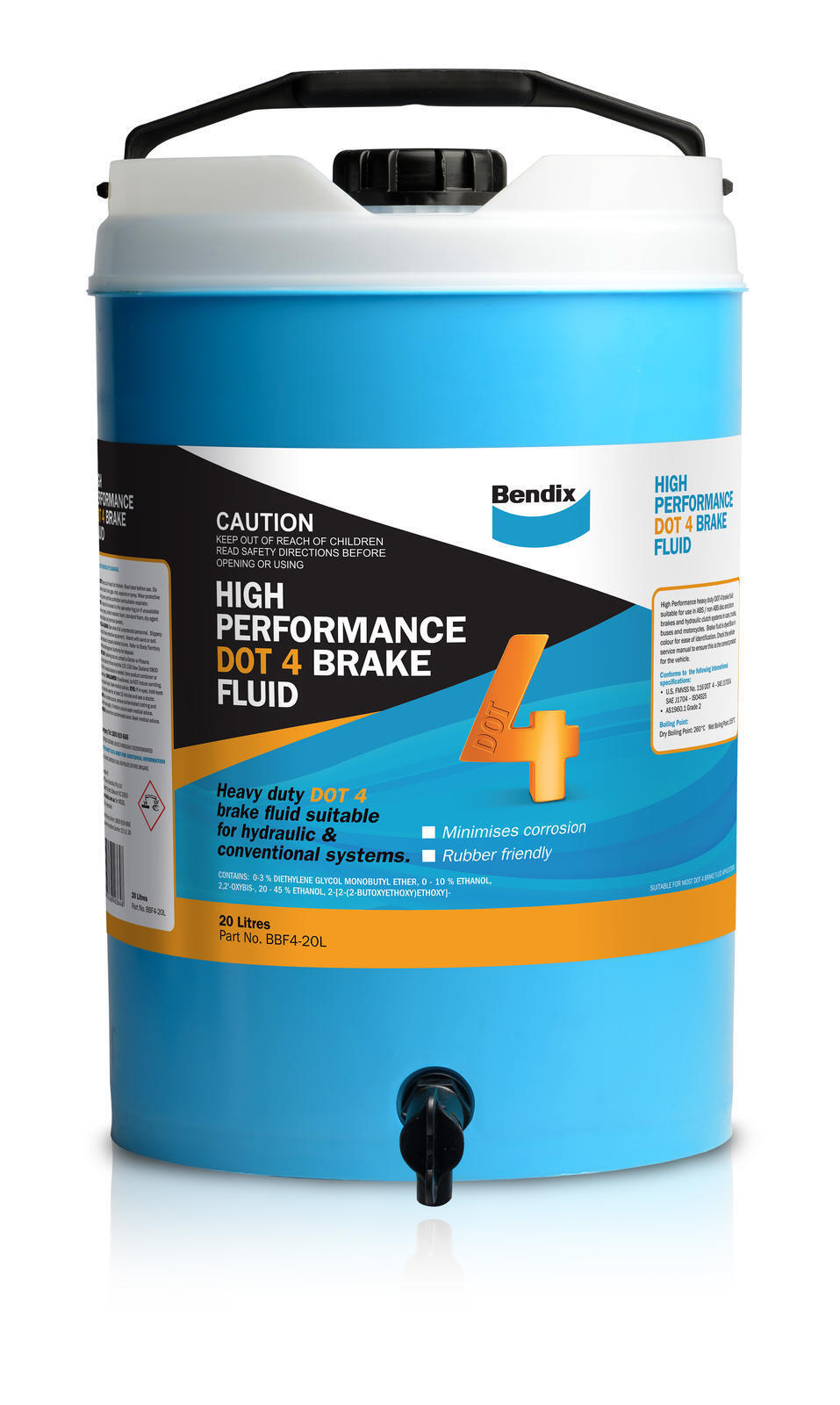 BENDIX BRAKE FLUID DOT4 20L