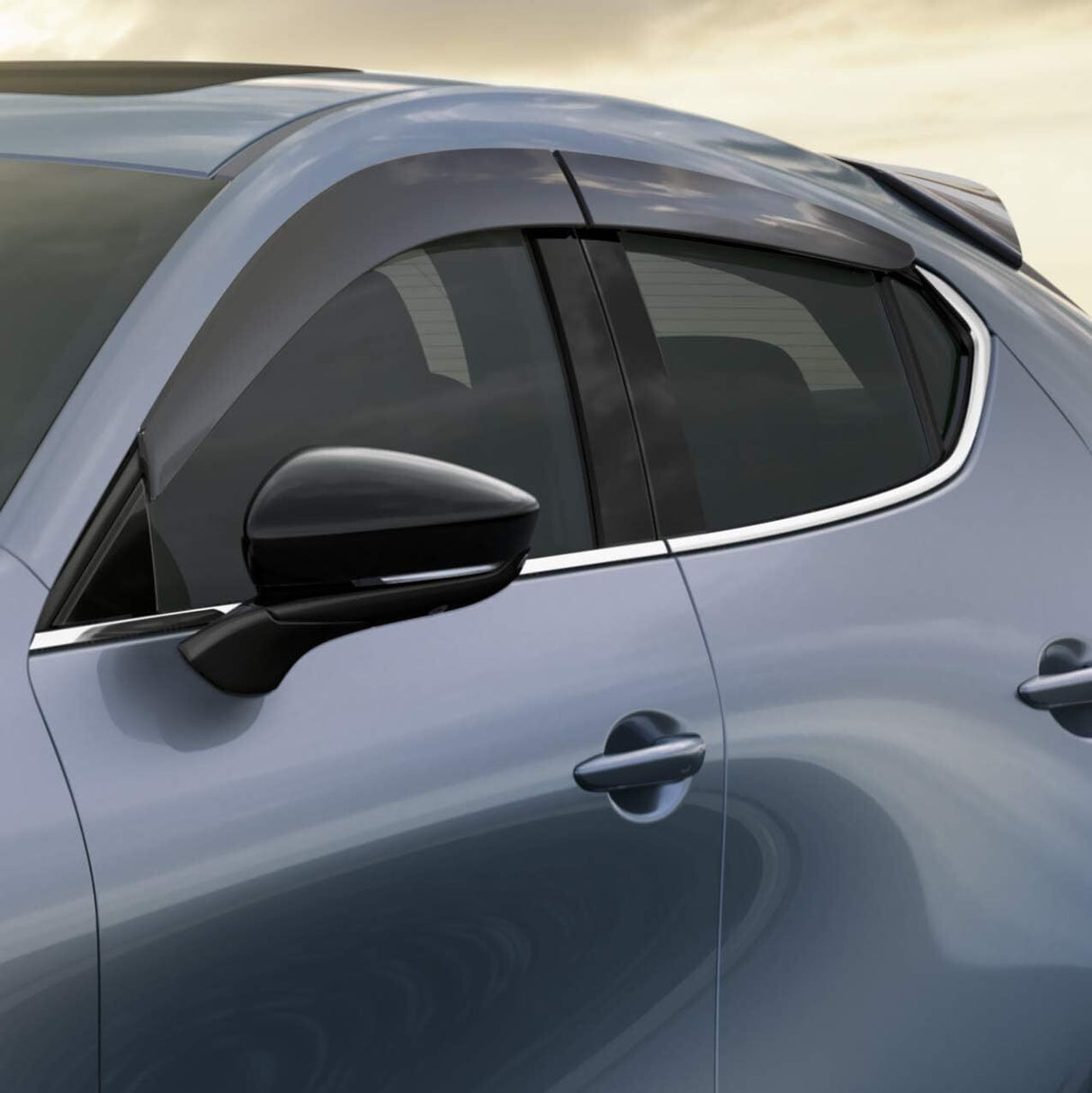 Weathershields Door Visor Set  BEMF-V3-700 for Mazda 3 BP Hatch
