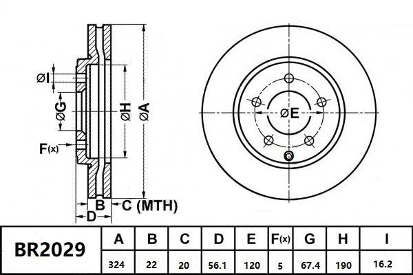Brake Rotor Rear  Ultimate Slotted & Dimpled Bendix BR2029-ULT for Holden Commodore VE Wagon i V8 6.0LTP L76