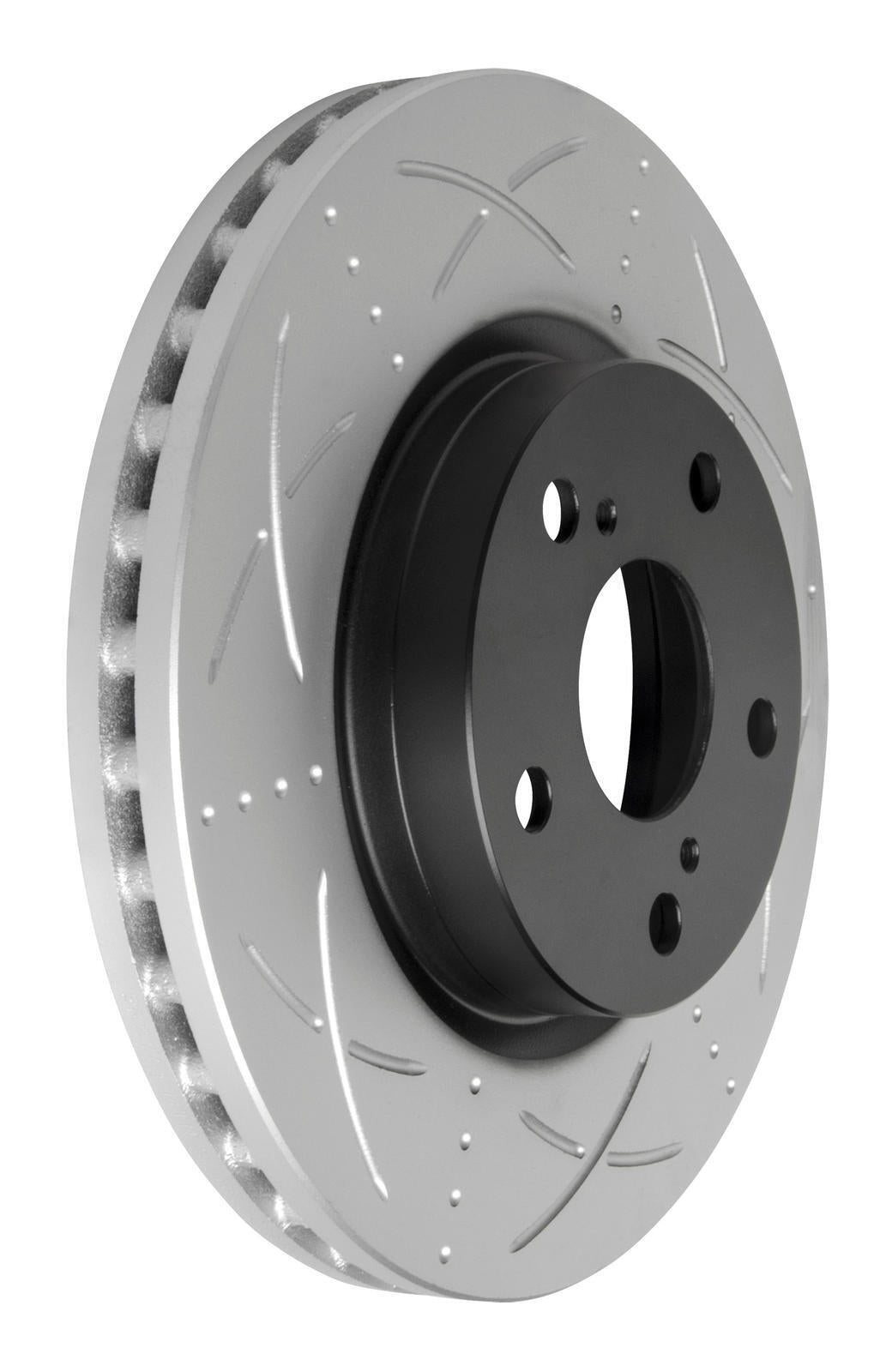 Brake Rotor Front  Ultimate Slotted & Dimpled Bendix BR2741-ULT4WD for Toyota Hilux TGN121 Ute 2.7LTP 2TR FE