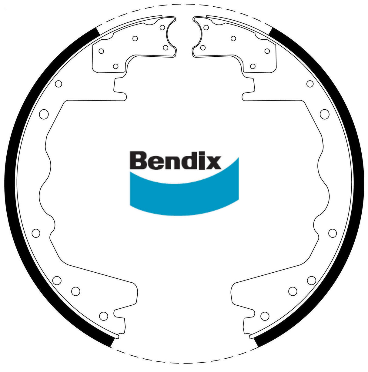 Bendix BS1018 Brake Shoe Set