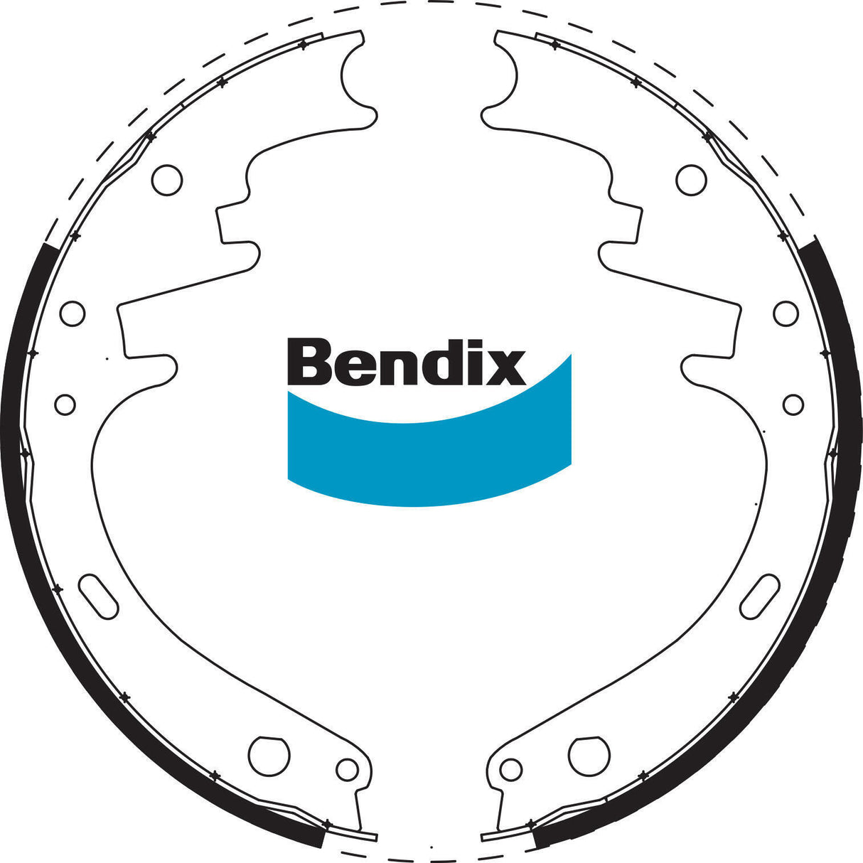 Bendix BS1323 Brake Shoe Set
