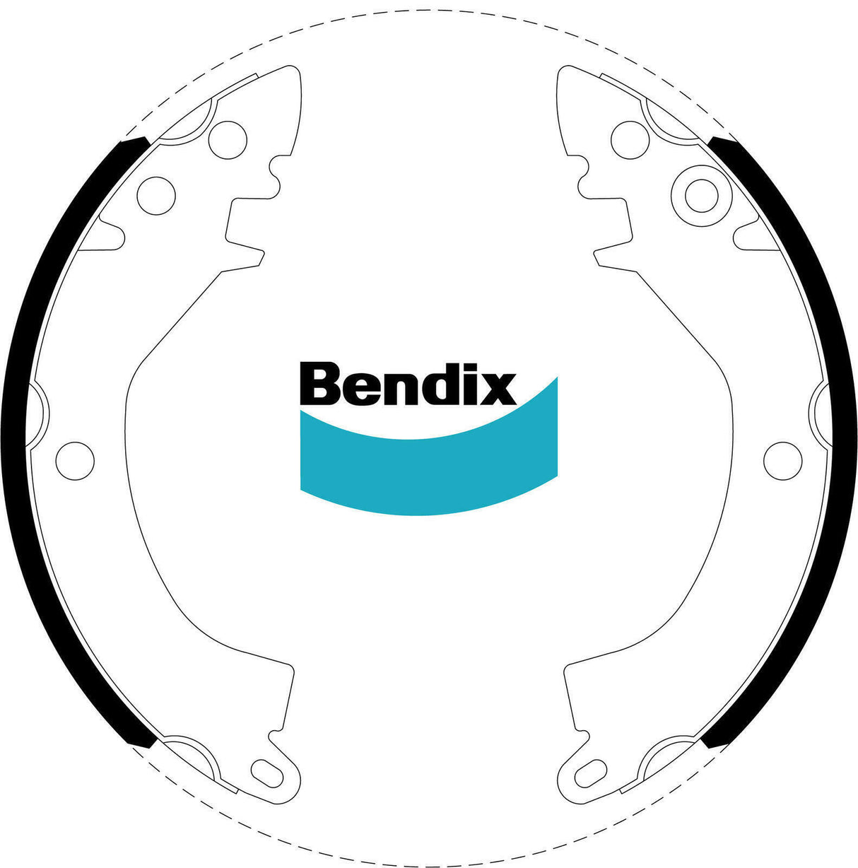Bendix BS1398 Brake Shoe Set