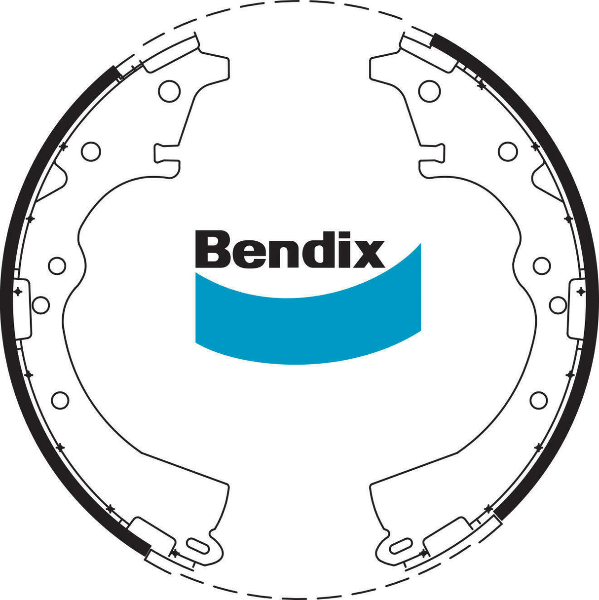 Bendix BS1492 Brake Shoe Set