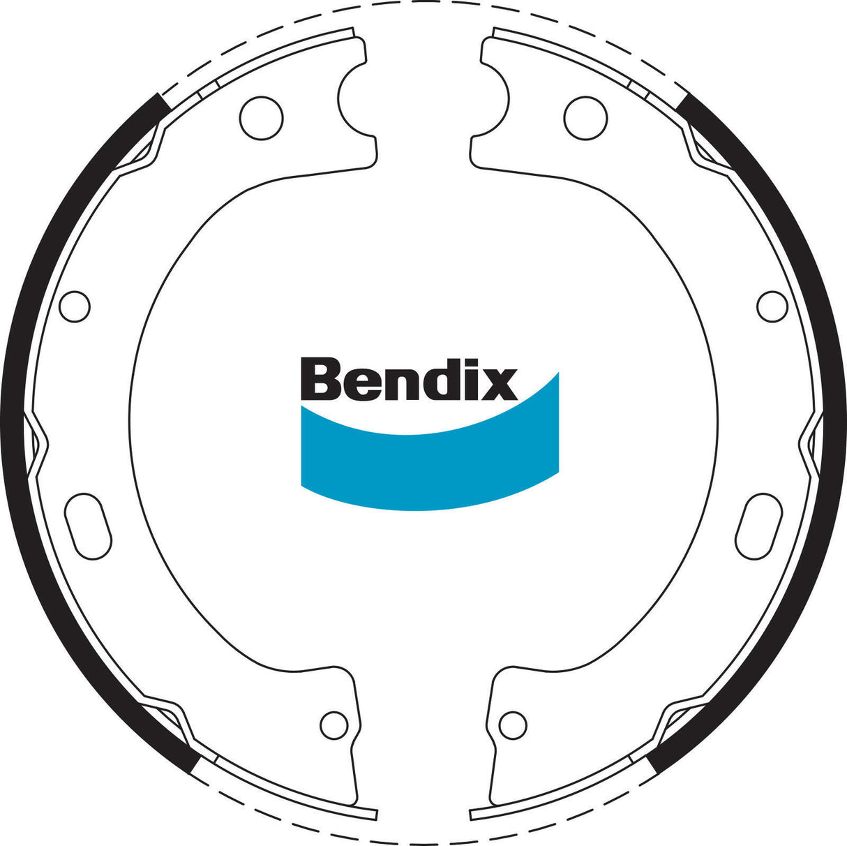 Bendix BS1547 Brake Shoe Set