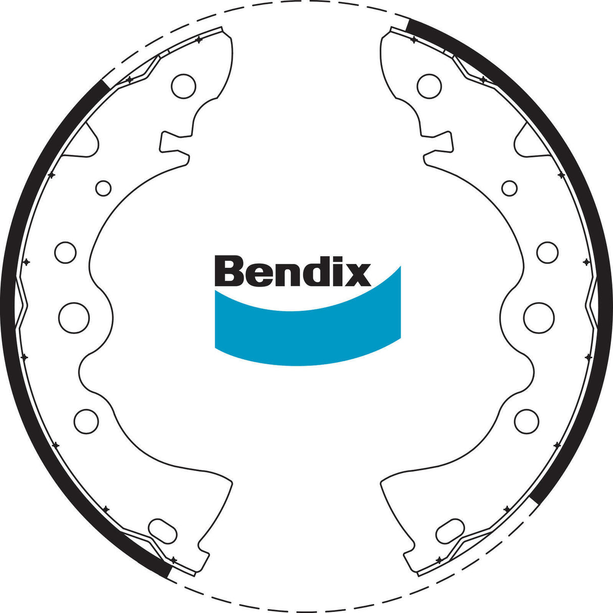 Bendix BS1598 Brake Shoe Set