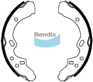 Bendix BS1637 Brake Shoe Set