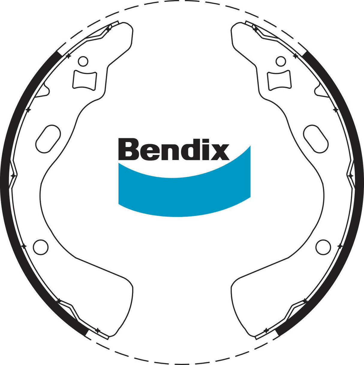 Bendix BS1664 Brake Shoe Set