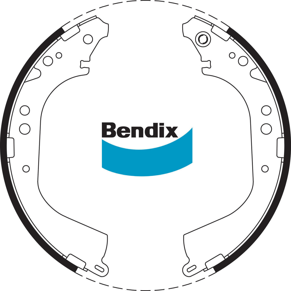 Bendix BS1668 Brake Shoe Set