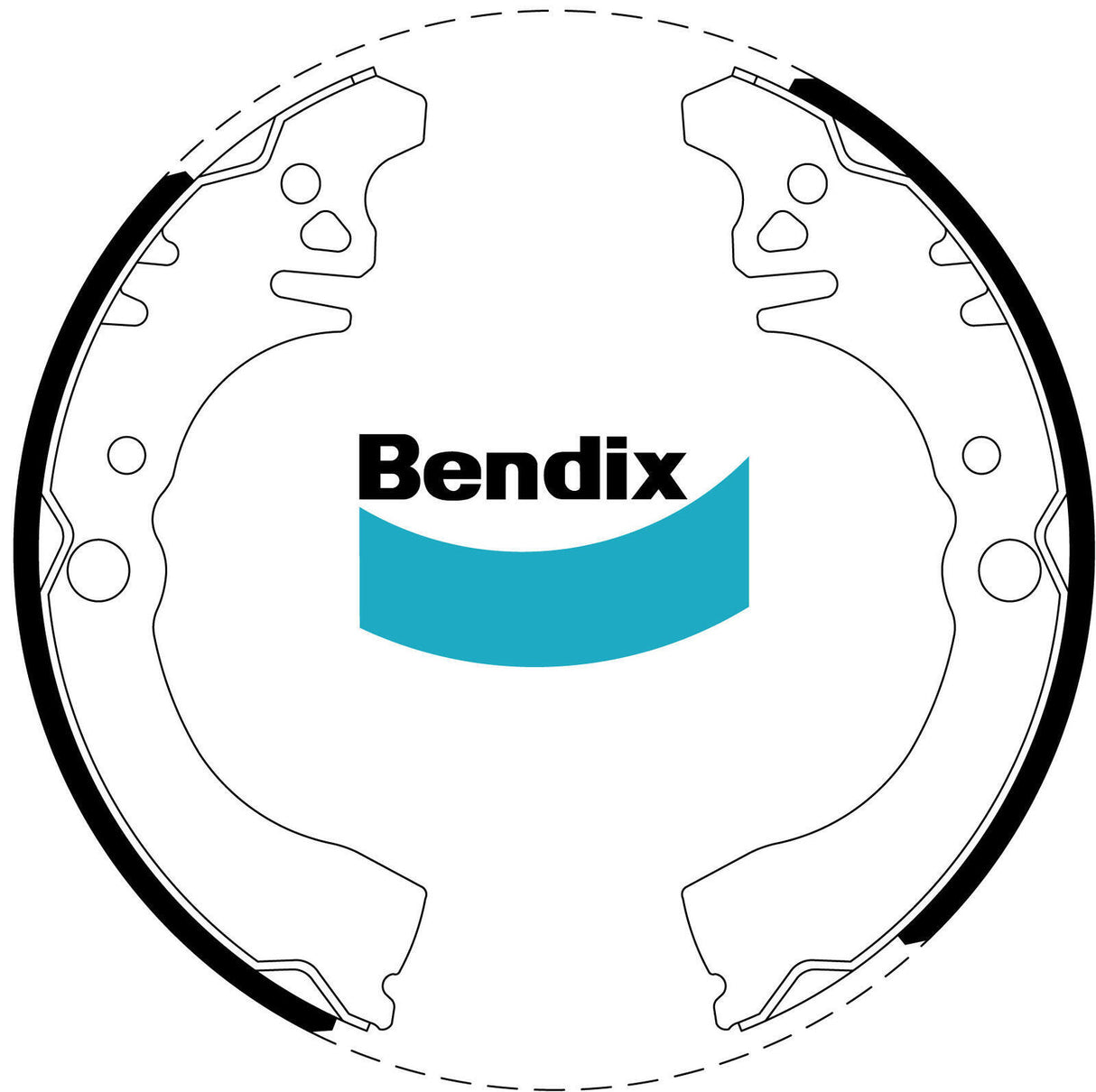 Bendix BS1673 Brake Shoe Set