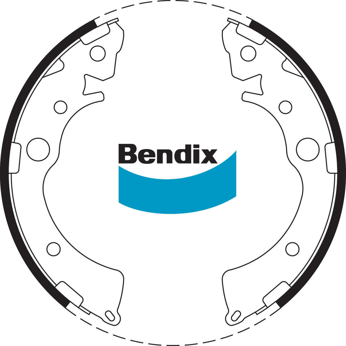 Bendix BS1692 Brake Shoe Set