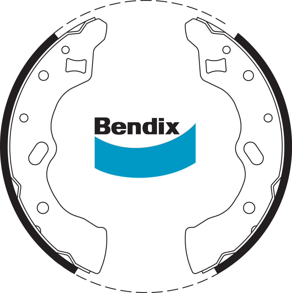 Bendix BS1696 Brake Shoe Set