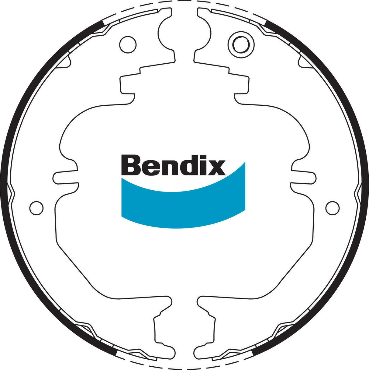 Bendix BS1745 Brake Shoe Set