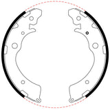 Brake Shoe Set Bendix BS1764 for Honda Civic FD FA Sedan 1.3 Hybrid (FD3) Hybrid 1.3L LDA2