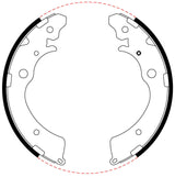 Brake Shoe Set Bendix BS1764 for Honda Civic FD FA Sedan 1.3 Hybrid (FD3) Hybrid 1.3L LDA2