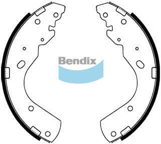 Brake Shoe Set Bendix BS1769 for Ford Ranger PK Cab Chassis TDdi 4x4 3.0LTD WEAT
