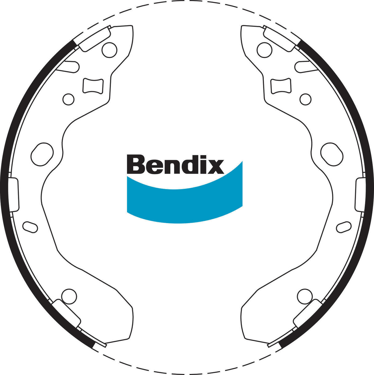 Brake Shoe Set Bendix BS1771 for Ford Laser KQ KN III Hatchback i 1.6LTP ZM