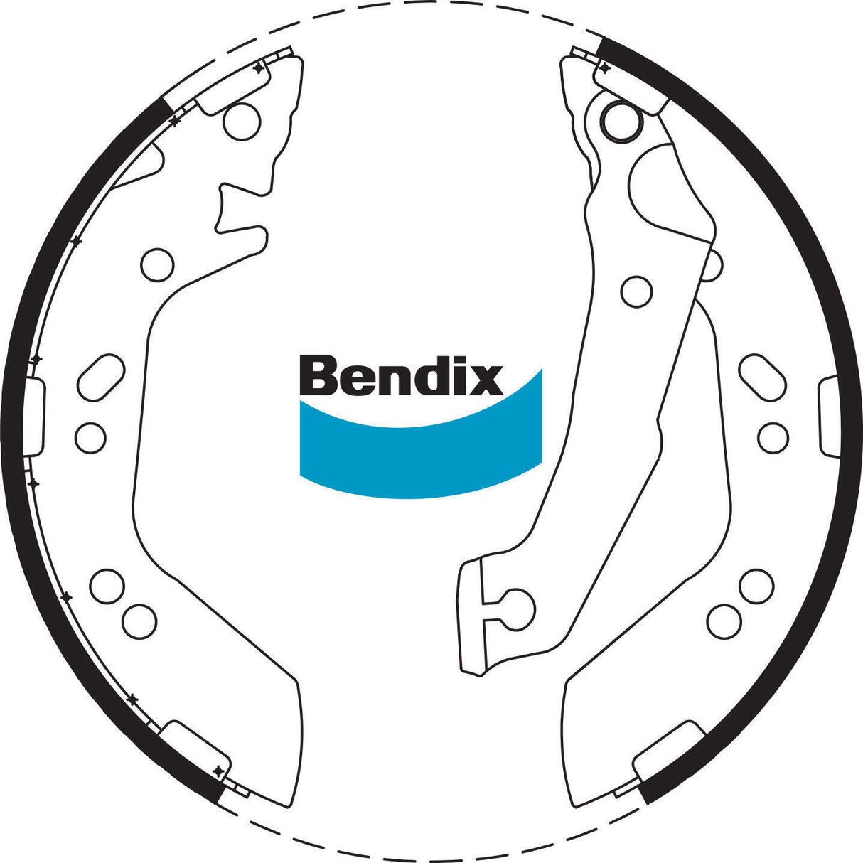 Brake Shoe Set Bendix BS1779 for Hyundai Accent LC Hatchback 1.5 1.5LTP G4EC G