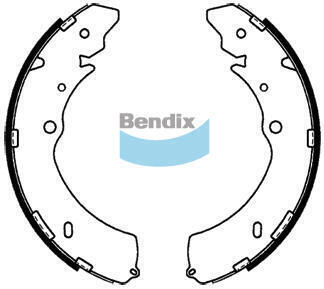 Brake Shoe Set Bendix BS1793 for Great Wall V240 Ute V240 4x4 2.4LTP 4G69 S4N