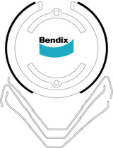 Bendix BS3217 Parkbrake Brake Shoe