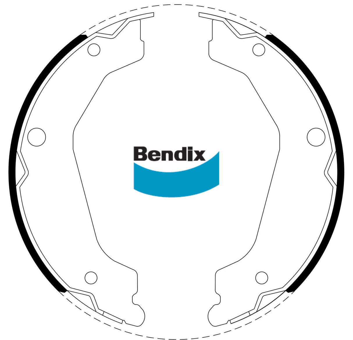 Bendix BS5253 Brake Shoe Set