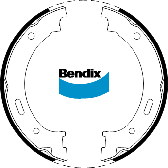 Bendix BS5254 Handbrake Brake Shoe Set