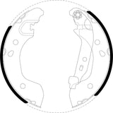 Brake Shoe Set Bendix BS5263 for Jeep Grand Cherokee WK WK2 SUV 5.7 V8 4x4 5.7LTP EZH