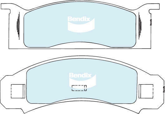 Bendix DB1001 General CT Disc Pad Set