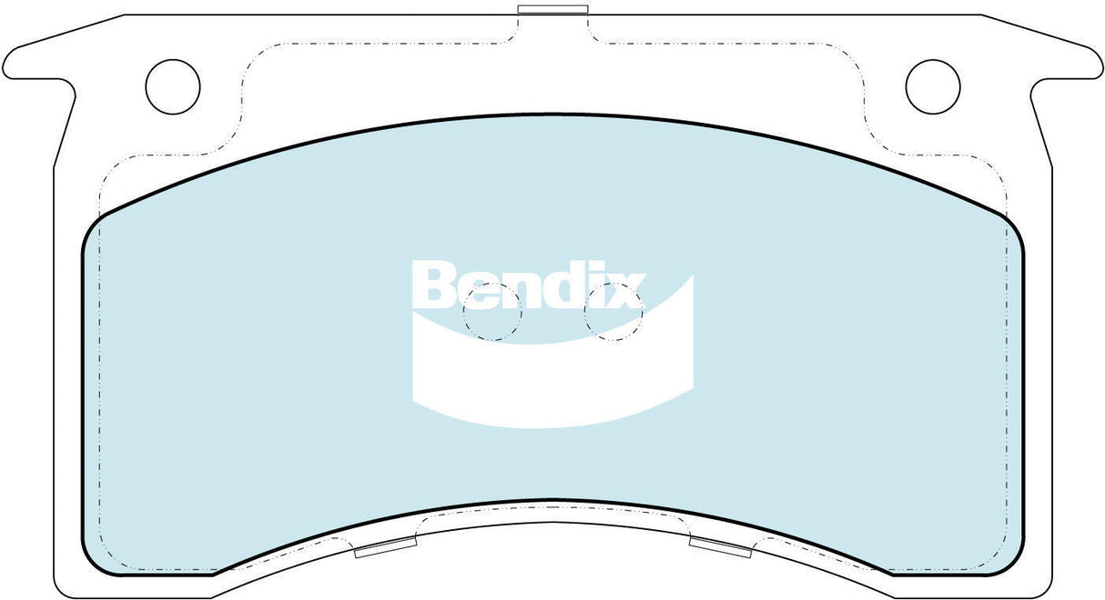 Bendix DB1029 General CT Disc Pad Set
