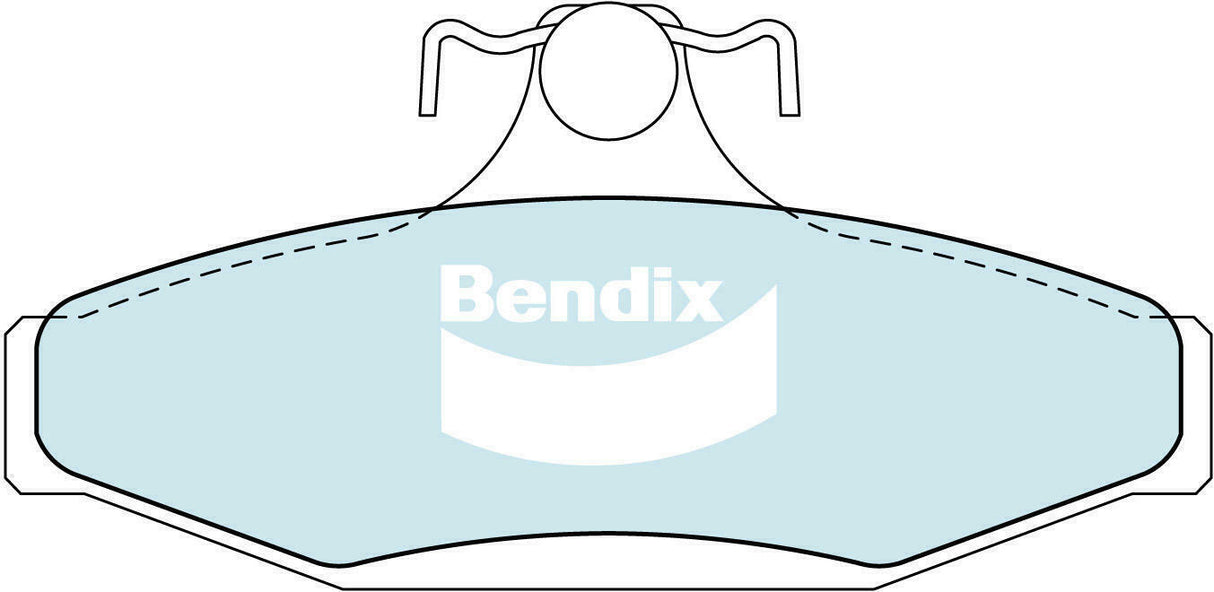 Bendix DB1086 General CT Disc Pad Set