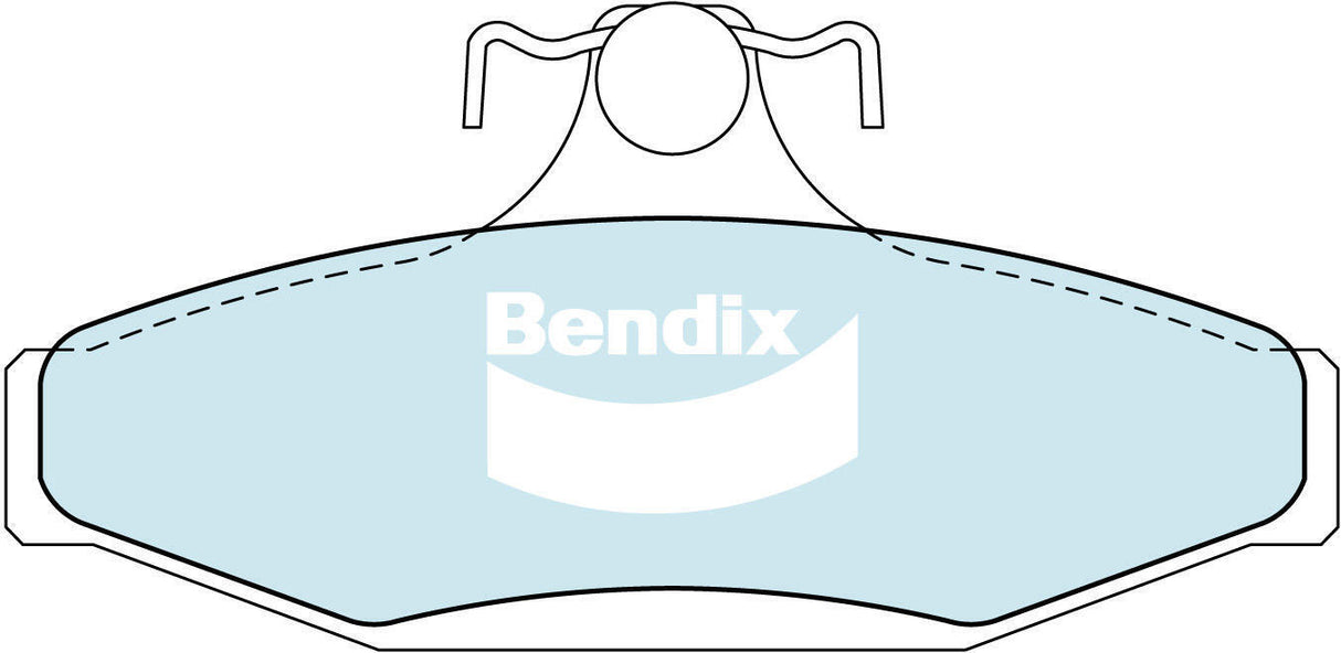 Bendix DB1086 General CT Disc Pad Set