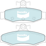 Brake Pads General CT Front Bendix DB1108GCT for Ford Falcon AU Ute i 4.0LTP YTR