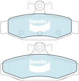 Brake Pads General CT Front Bendix DB1108GCT for Ford Falcon AU Wagon LPG 4.0LTP YTR