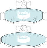 Brake Pads H/Duty Front Bendix DB1108HD for Ford Falcon AU Ute i 4.0LTP YTR