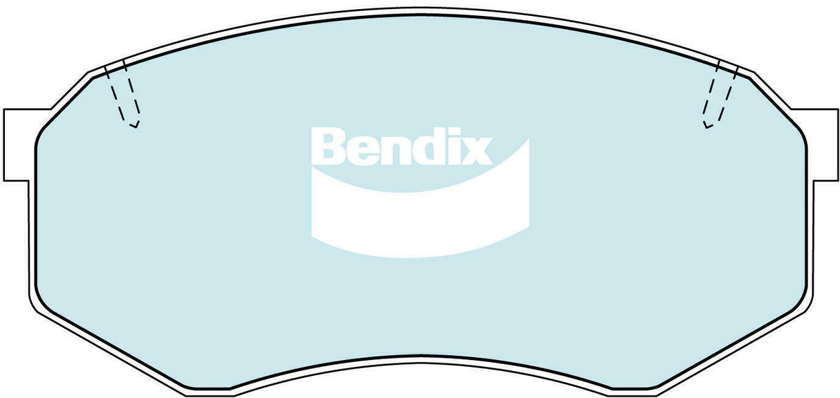 Bendix DB1141 General CT Disc Pad Set
