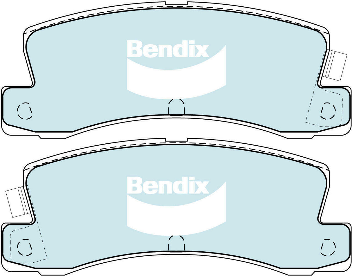 Bendix DB1147 General CT Disc Pad Set