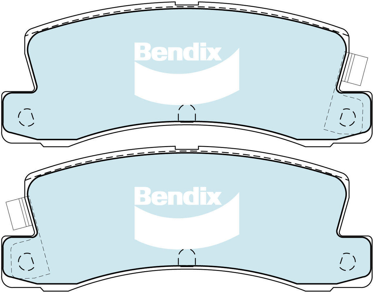 Bendix DB1147 General CT Disc Pad Set