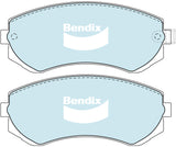 Brake Pads 4WD/SUV Front Bendix DB11484WD for Nissan Patrol Y61 GR  GU Station Wagon 4.5 4.5LTP TB45E