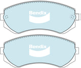 Brake Pads H/Duty Front Bendix DB1148HD for Nissan Patrol Y61 GR  GU Station Wagon D 4x4 4.2LTD TD42