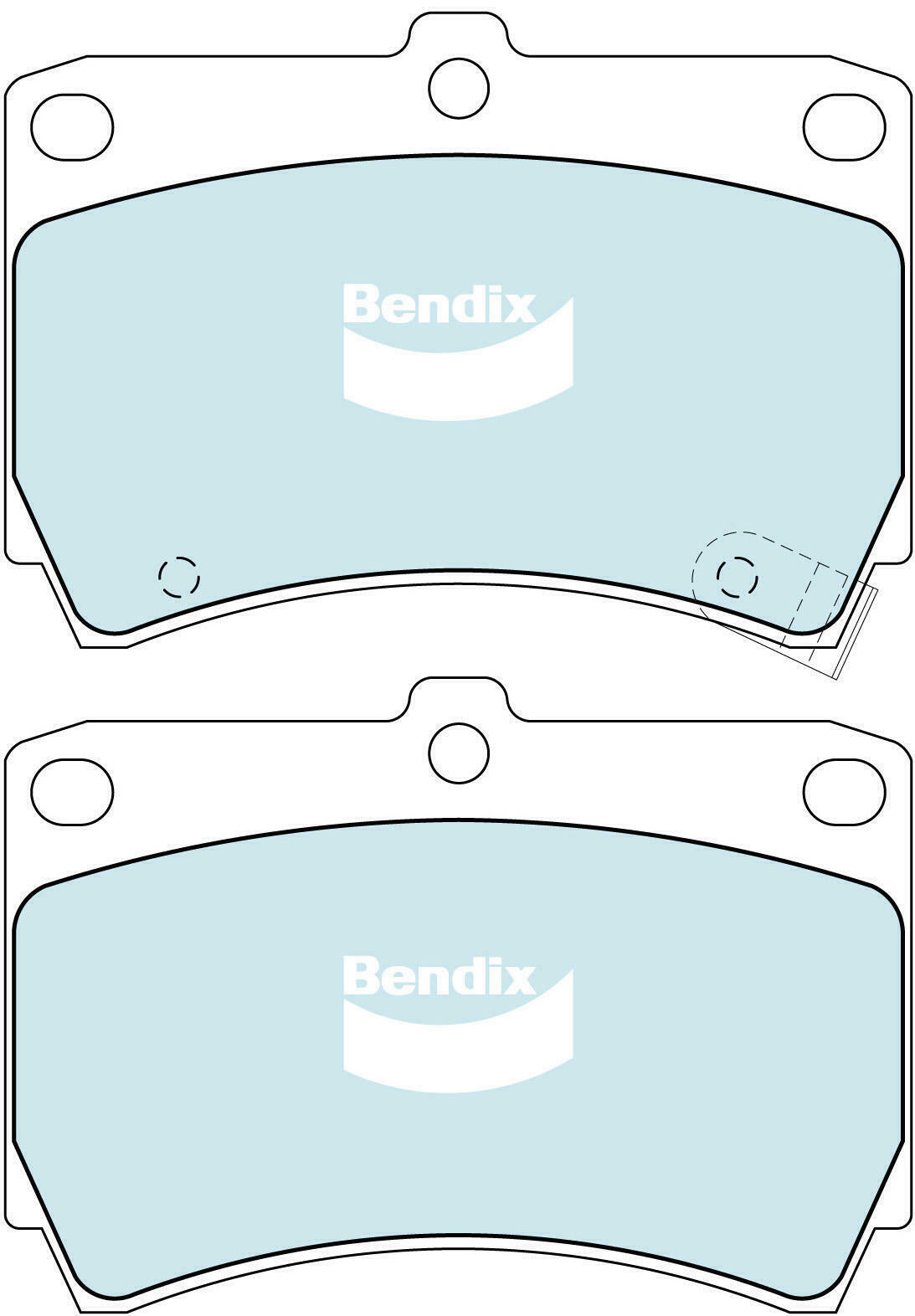 Bendix DB1158 General CT Disc Pad Set