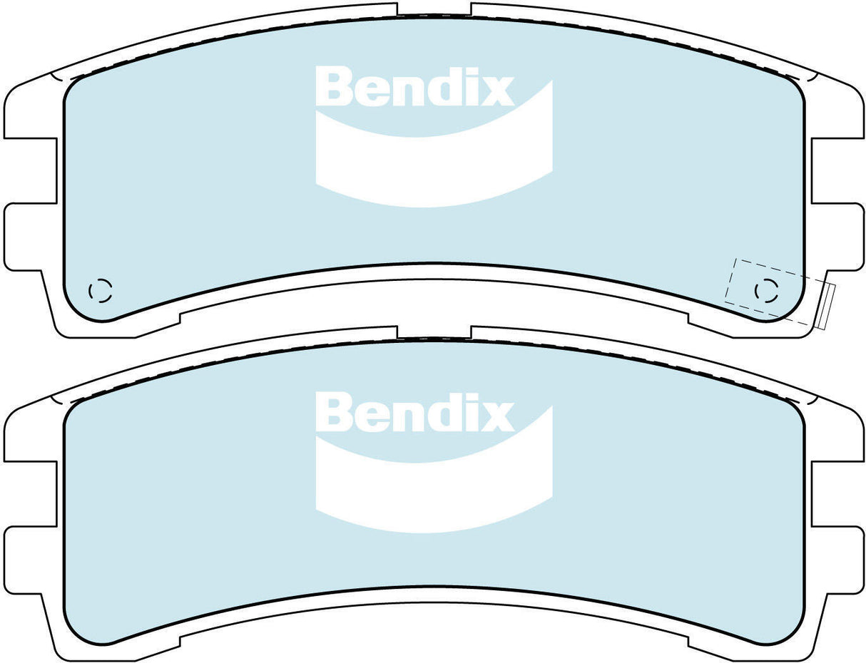 Bendix DB1175 4WD Disc Pad Set