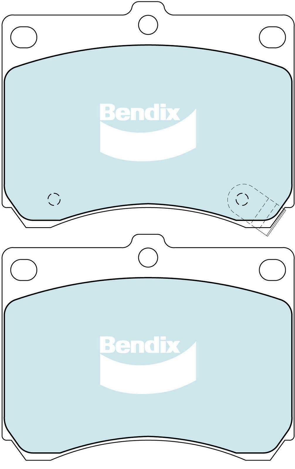 Bendix DB1177 Heavy Duty Disc Pad Set