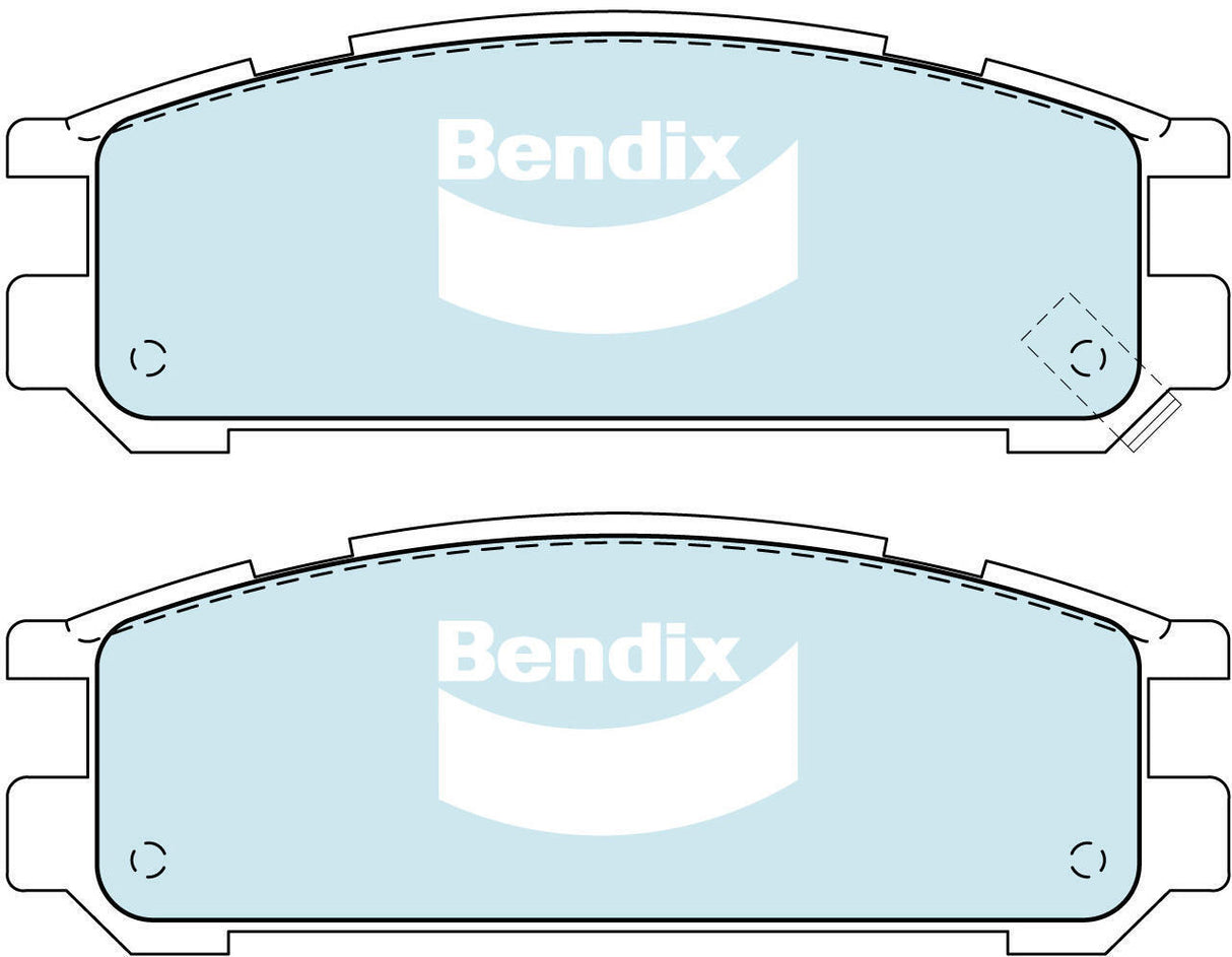 Bendix DB1186 Ultimate Disc Pad Set