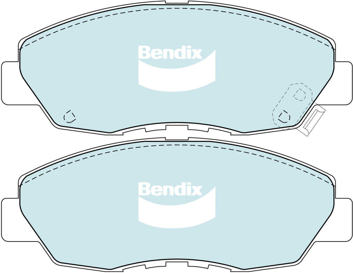Bendix DB1191 Heavy Duty Disc Pad Set