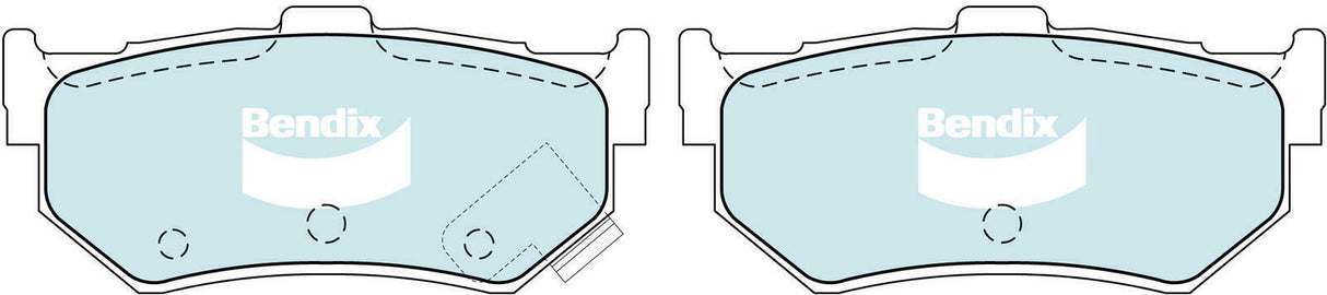 Bendix DB1196 General CT Disc Pad Set