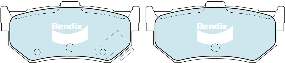 Bendix DB1196 General CT Disc Pad Set