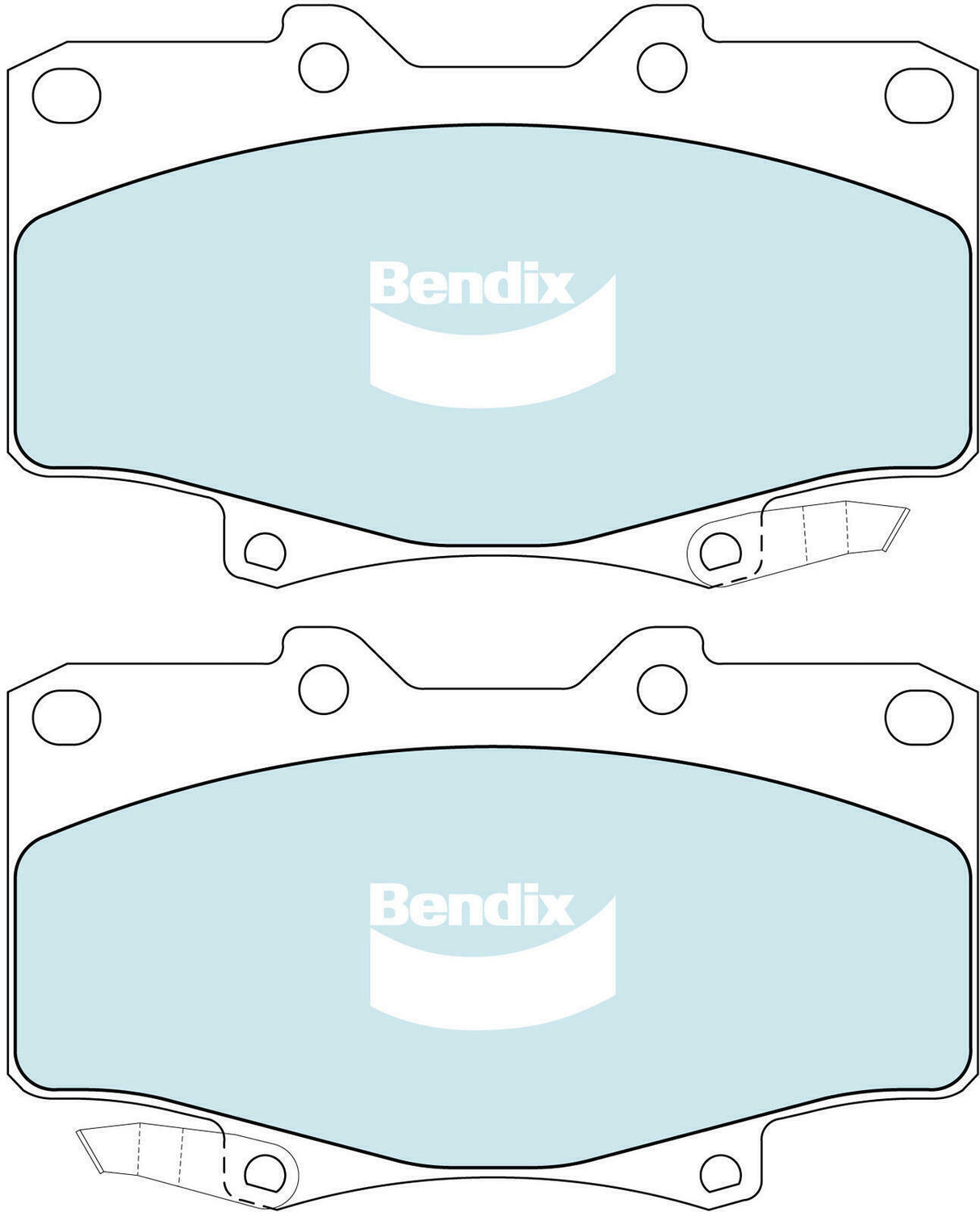 Bendix DB1199 Heavy Duty Disc Pad Set
